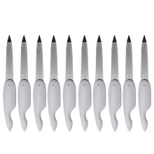 10 Unidades Unhas Dobráveis Dupla Face Portáteis Para Manicure
