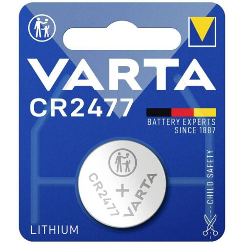 Varta CR2477 3V Lithium-Knopfzellenbatterie, 1er-Pack 2