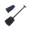 MultiPurpose Aluminum Folding Shovel Snow Removal Scoops-black 1