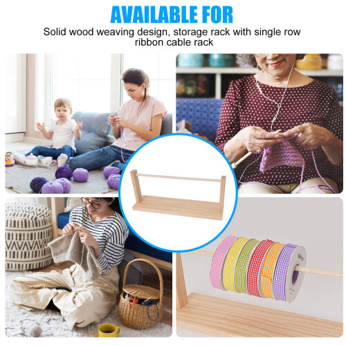 Quilting & Sewing Thread Spool Wood Thread-Double row ribbon wi 1