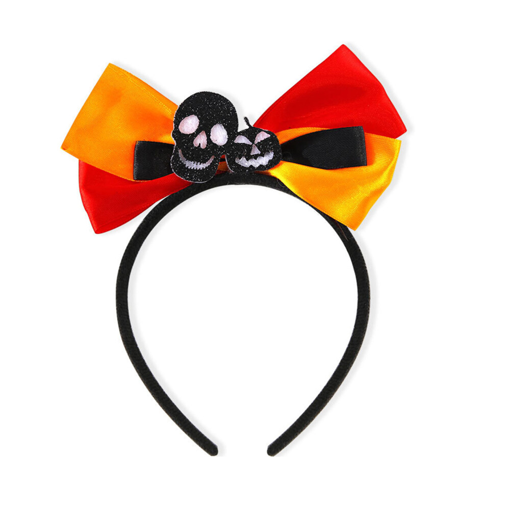 Creative Bowknot Shape Headbands Woman-Skull Pumpkin Style