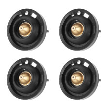 4 Stuks Verf Douche Nozzles Tool Gratis Vervanging Brons
