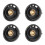 4 Stuks Verf Douche Nozzles Tool Gratis Vervanging Brons 1