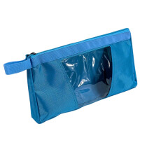 Draagtas met vriendelijk PVC en meerdere compartimenten-Blauw