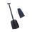 Compactly Winter Snow Shovel with Storage Bag Features-black 1