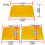 9Piece Plastic Scrapers Set 4/5/6Inch Flexible Edges Tool for 3