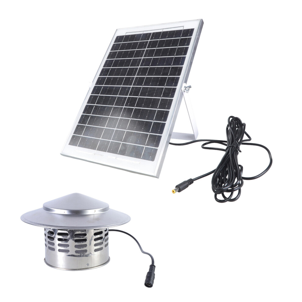 15W Solar Powered Fan Kit Waterproof Solar Ventilation Fan Solar 7755000255488