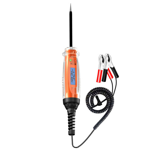Small Vehicle Electrical Tester Detects 12V to 24V Systems for