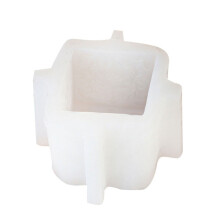 Silicone Mould Totem House Candle Molds Flower Leaves Pattern-A