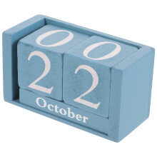 Desk Blok Kalender Eeuwigdurend Rustic Decoratie Voor Kantoor