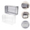 2 Unidades Funda Autoadhesiva Para De Pared Con 2 Ranuras 10