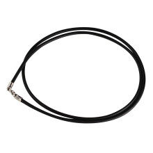 Schwarze DIY Schmuckbänder Leder Mit Einfachem Verschluss