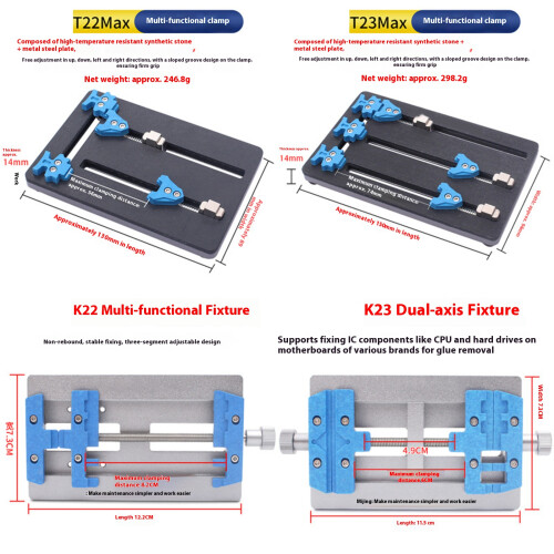 Multifunction Board Holder Adjustable Fixture For-K22 single 2