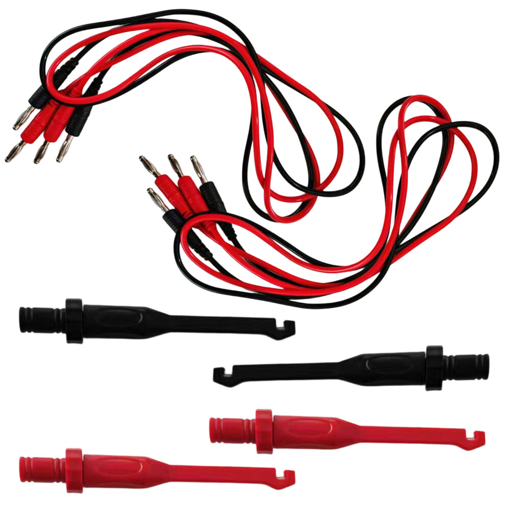 2 Set Electric Wire Piercing Probe Clip Multimeter Test Leads 7627000409447