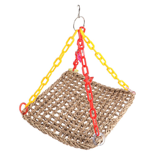 Bird Parrot Swing Hammock Mordible Resistente 1