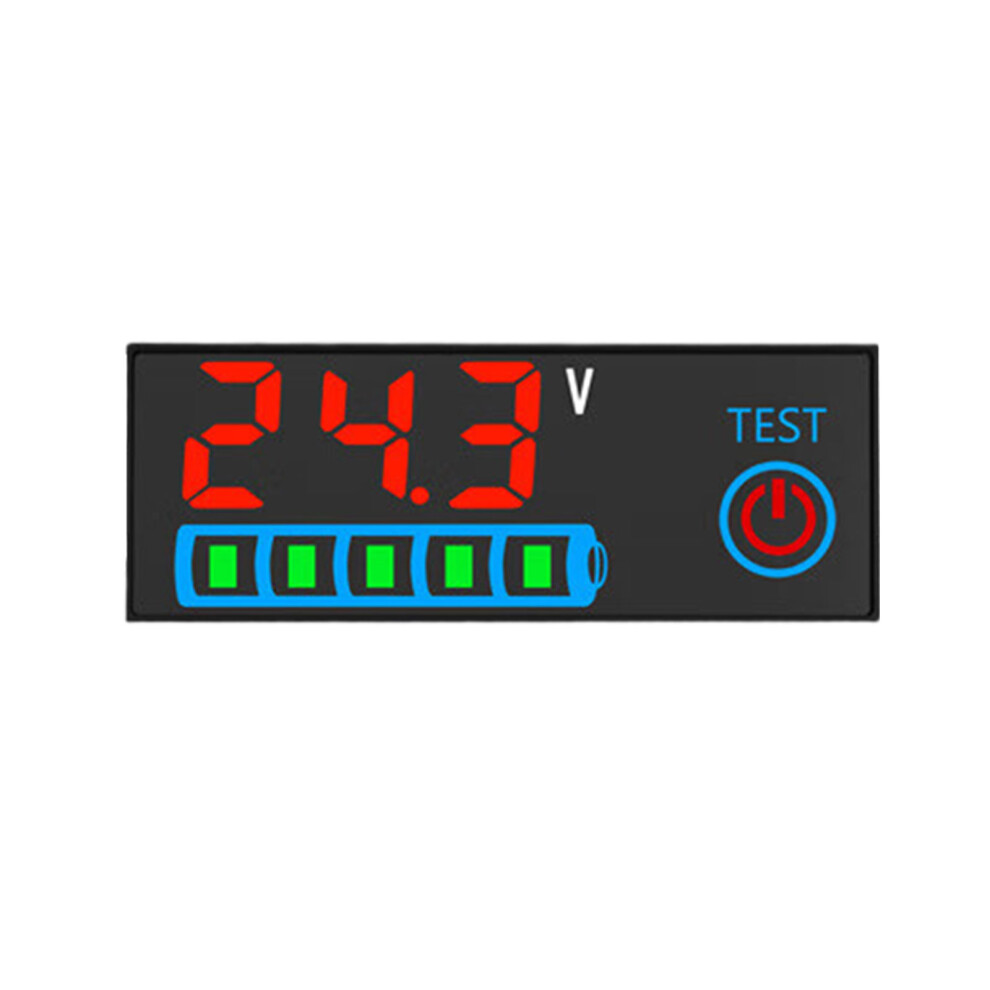 Voltage Tester Detector 12V 24V 36V 48V 18650-Red Without Ears 7751000454272