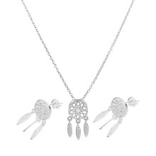 Set Droomvanger Ketting Oorbellen Hanger Vrouwen