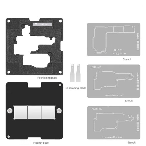 Durability Metal Construction IPX17 Middle Layer-IP17 3in1 Set