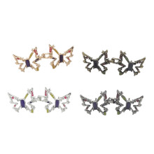 4 paar vlinderjeans taille gespen spanner knoopspelden jeans