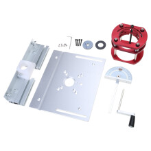 Milling Table for Router Insert Plate Router Table-Silver