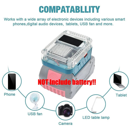 140W PD3.1 Type C Digital Display Battery Adapter Converter 1