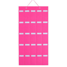 Solbrilleorganisator, pladsbesparende hængende væglomme med gennemsigtig PVC for nem udvælgelse, minimalistisk design, foldbar