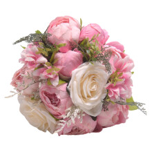 Wedding Bouquets Bridesmaid Bridal Bouquets-Deep pink
