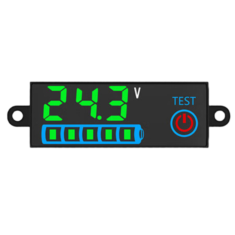 Digital Voltmeter 18650 Battery Capacity Test-Green With Ears 7627000411341