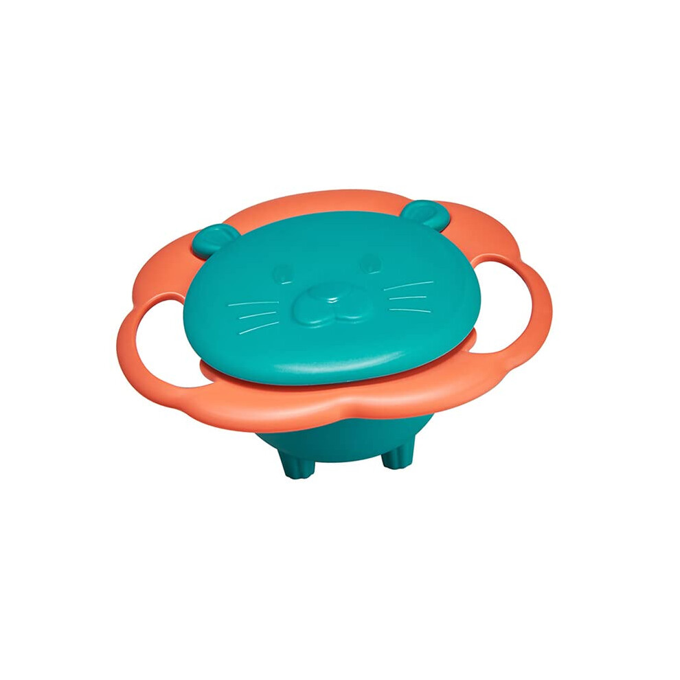 Toddlers Spillproof Bowl 360Degree Rotation Tableware, Spillresistant Baby Bowl Green