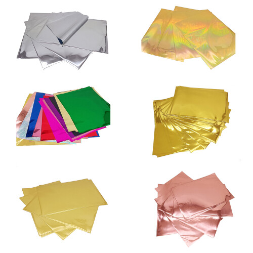 50 Sheets A 4 Transfer Foil Paper Multifunctional-Mattee gold 1