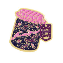 Cosmic Toast Emaille Pin Metall Brosche Geschenk für-QHXZ5171