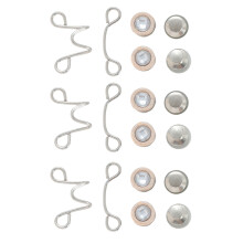 3Pairs Adjustable Waist Buckles Flower Waist Button for-27