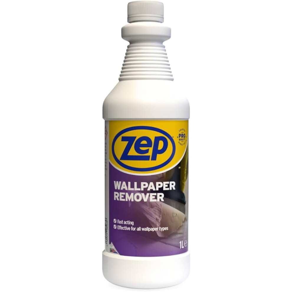 Zep Fast Acting Wallpaper Remover Stripper 1 Litre 5060411282636