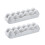 Egg Holder 2Piece Plastic Egg Carrier Box For Fridge Storage Tray, Dispenser Function, Household Use Storage Case 1