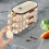 Stackable Egg Dispenser Automatic Fridge Egg Holder With Wheels RollUp Dispenser With Lid Egg Storage Box Model F 5