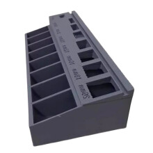 Transportable Screw Sorting Tray For Almonds Screws-Dark Gray