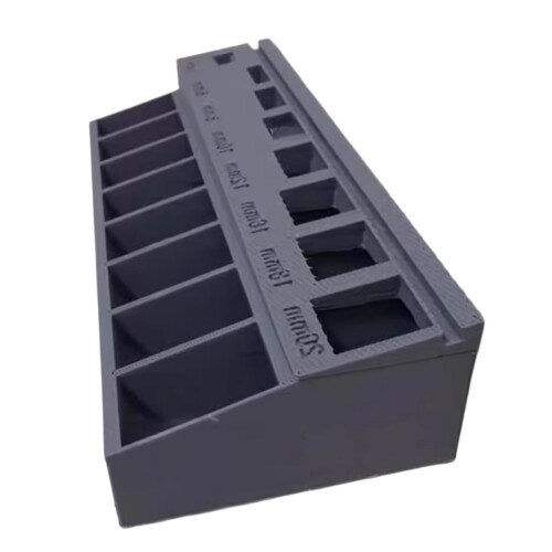 Transportable Screw Sorting Tray For Almonds Screws-Dark Gray