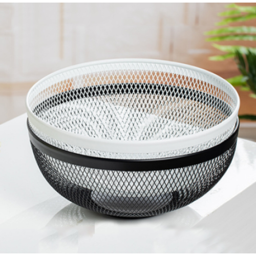 Μεγάλα στρογγυλά καλάθια αποθήκευσης, σύγχρονου σχεδιασμού για το καλάθι με 2