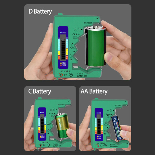 Battery Tester Checker Portable Small Volts Checker Button Cell 2