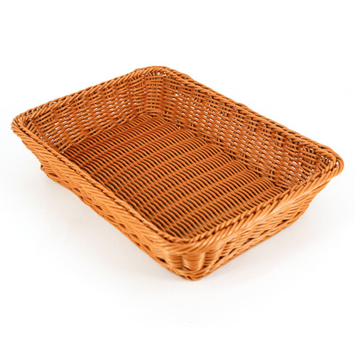 Καλάθι ψωμιού από απομίμηση rattan, καλάθια σερβιρίσματος φαγητού για τραπεζαρία