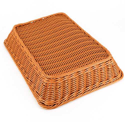 Καλάθι ψωμιού από απομίμηση rattan, καλάθια σερβιρίσματος φαγητού για τραπεζαρία 2