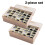 Fabric Storage Boxes, Elegant Linen & Cotton Drawer Organizer 1