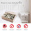 Fabric Storage Boxes, Elegant Linen & Cotton Drawer Organizer 6