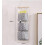 Environmental Friendly Linen Cotton Fabric, Multi Functional Space Saving Organizer, Big Pockets Wall Mount for Bedroom Kitchen (Grey) 3
