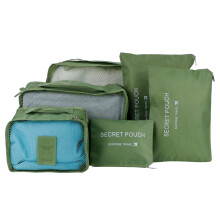 Packwürfel-Set für die Reiseorganisation, tragbare Gepäck-Packwürfel mit Netzdesign, leichte und übersichtliche Reise-Organizer-Taschen für