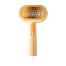 Pet Deshedding Tool Double Side Hair Brush for Health-Orange