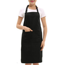 Verstellbare Latzschürze für Damen und Herren, professionelle Kochschürze mit Taschen, wasser- und ölabweisend, ideal zum Kochen und Basteln,