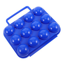 Portable Plastic Egg Container Carrier For Eggs Camping Outdoor Blue Egg Storage Box Kitchen Accessories Storage
