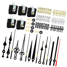 5Pieces Quartzs Wall Clock Movement-Black needle plus th
