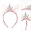 Baby Kroon Haarband Met Stropdas 2